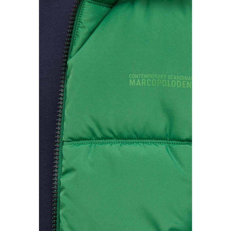 Bunda Marc O'Polo pánská, zelená barva, zimní