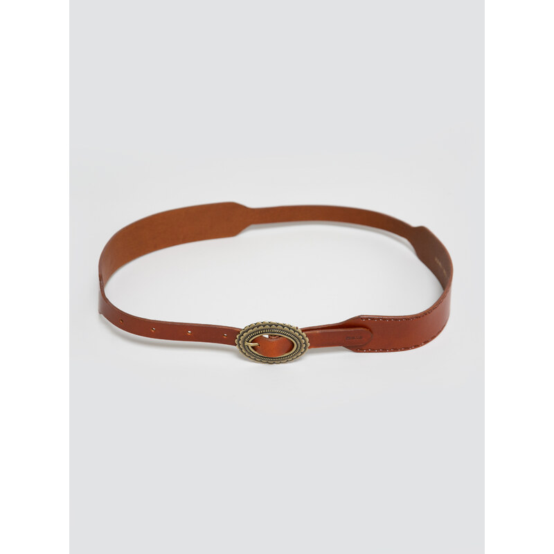 Big Star Woman's Belt 240101 Natural Leather-802