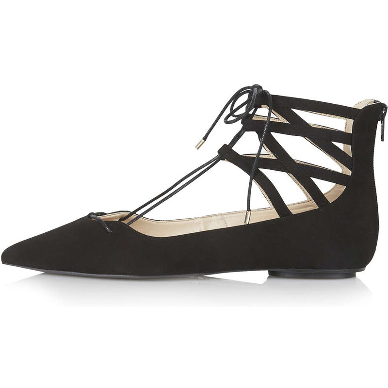 Topshop KATHY Luxe Ghillie Pointed Shoes