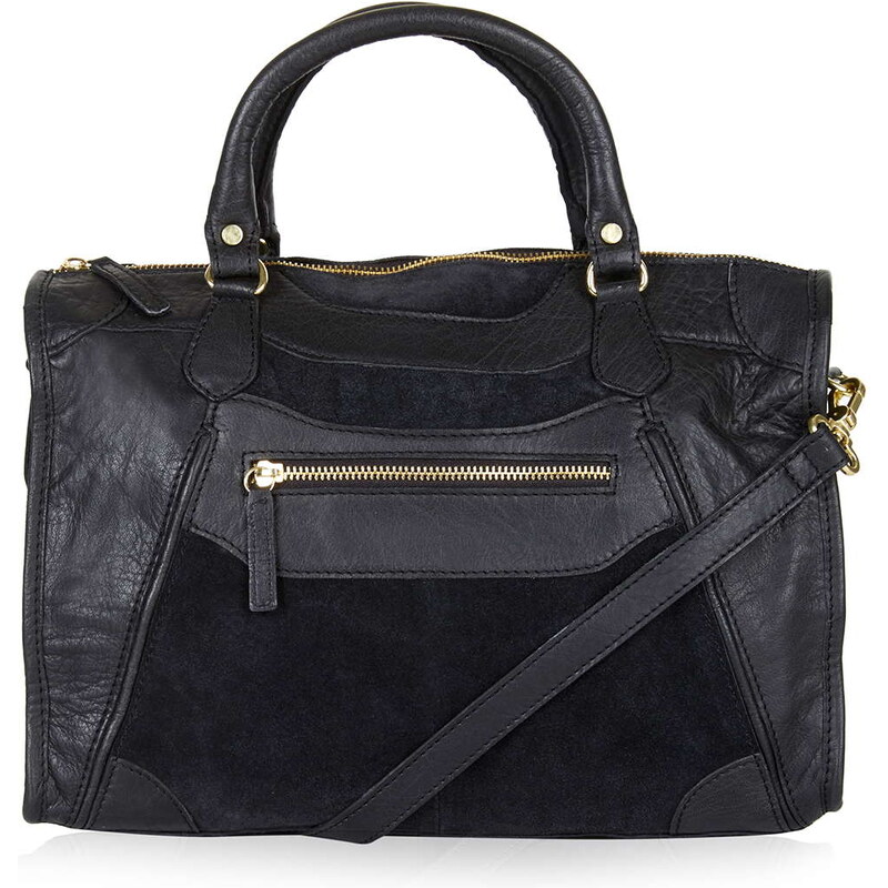 Topshop Suede and Leather Holdall