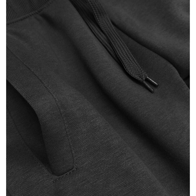 J.STYLE Černé teplákové kalhoty (CK01)