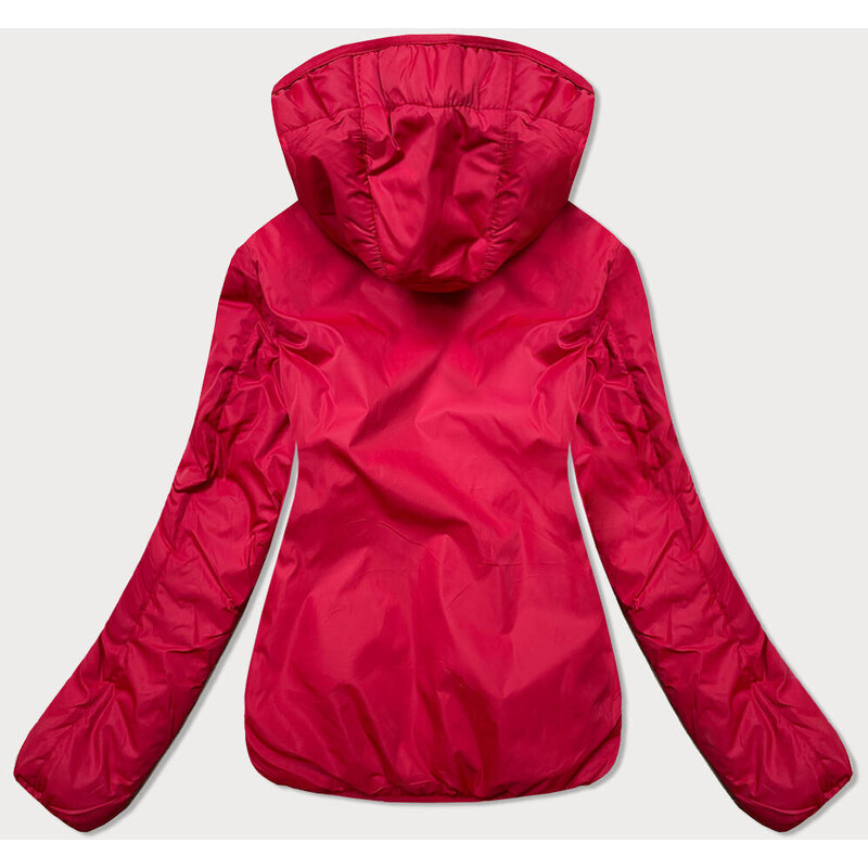 Z-DESIGN Krátká červená dámská bunda 2 v 1 (H1029-29)