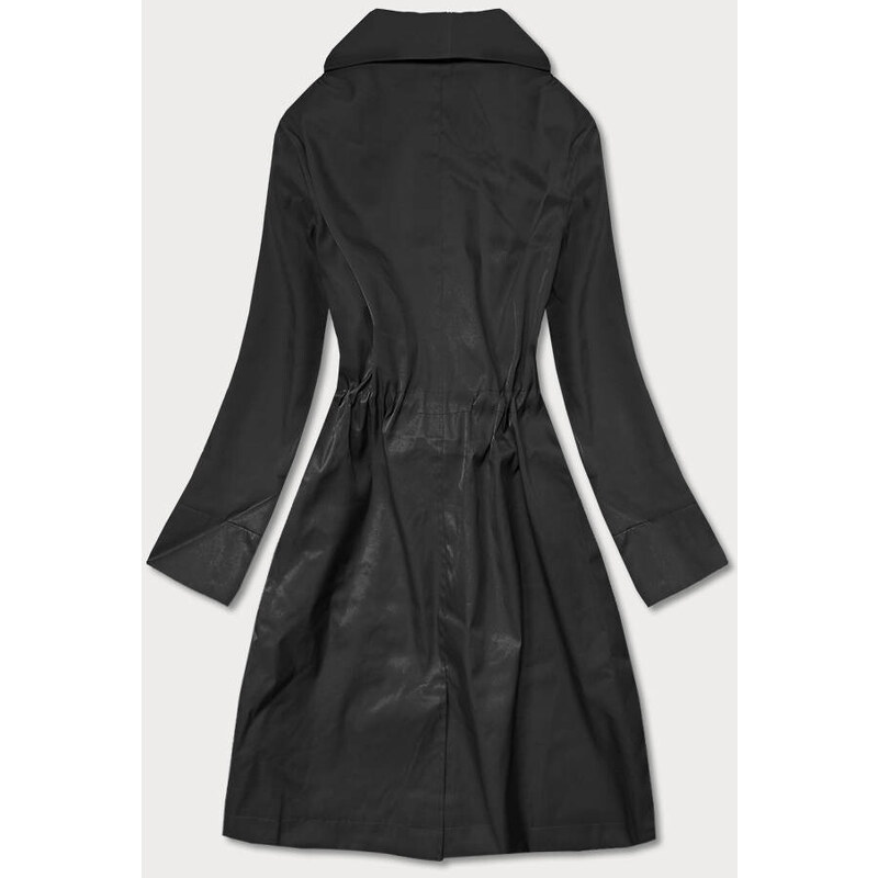 Ann Gissy Tenký černý dámský kabát (AG5-011)