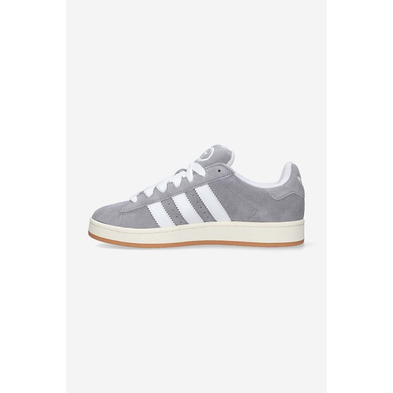 Semišové sneakers boty adidas Originals Campus0s šedá barva, HQ8707