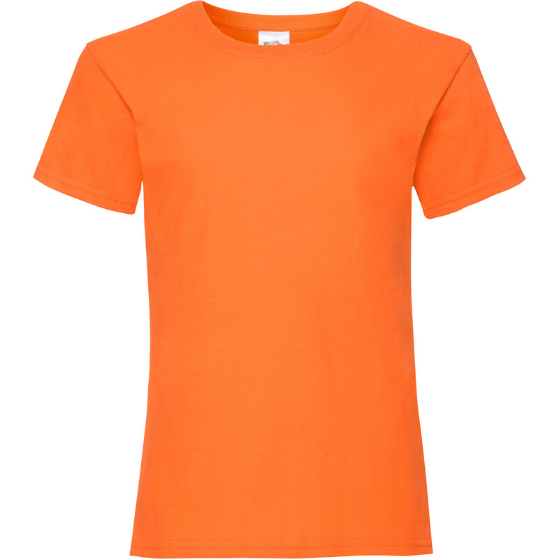 Orange Girls' T-shirt Valueweight Fruit of the Loom