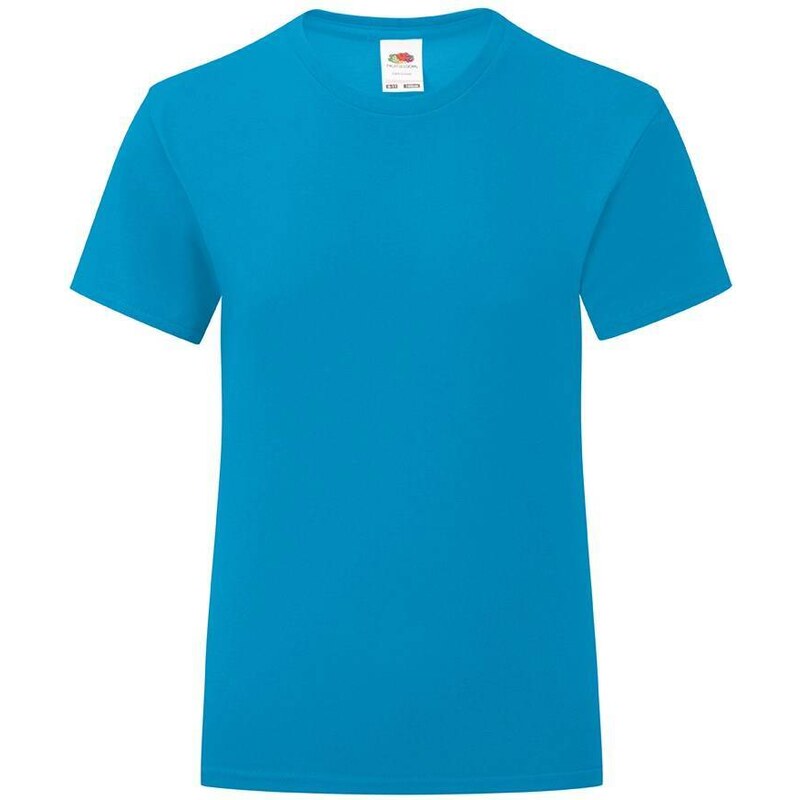 Blue Girls' T-shirt Iconic Fruit of the Loom