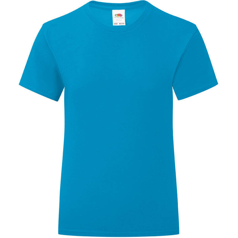 Blue Girls' T-shirt Iconic Fruit of the Loom