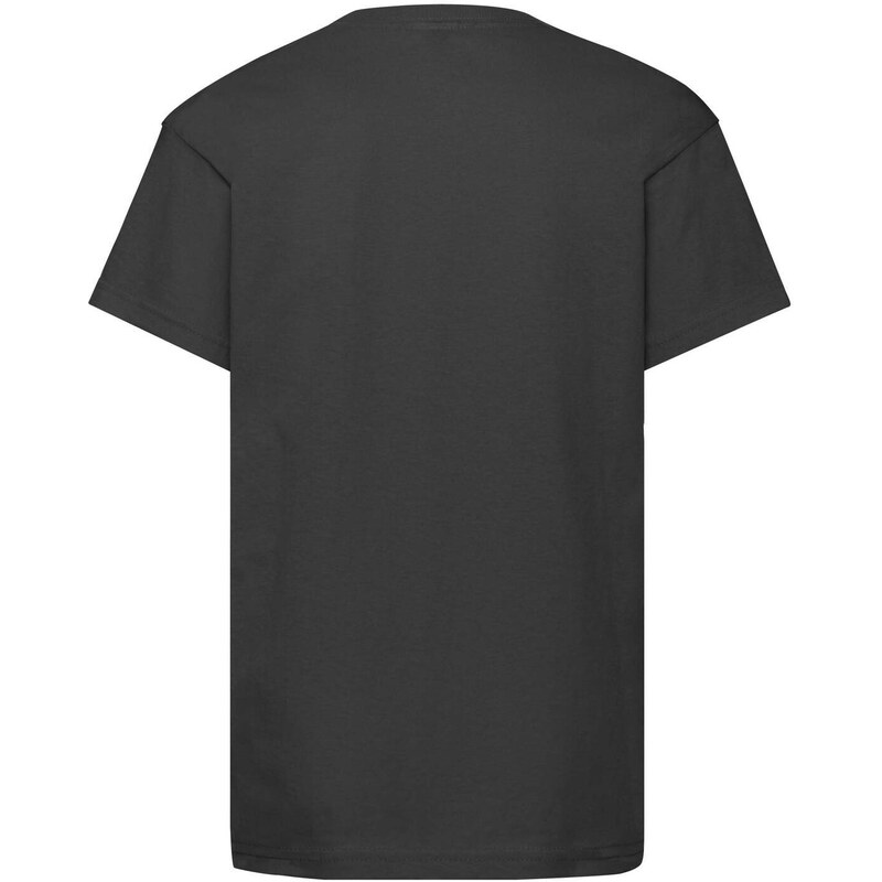 Black T-shirt for Children Original Fruit of the Loom