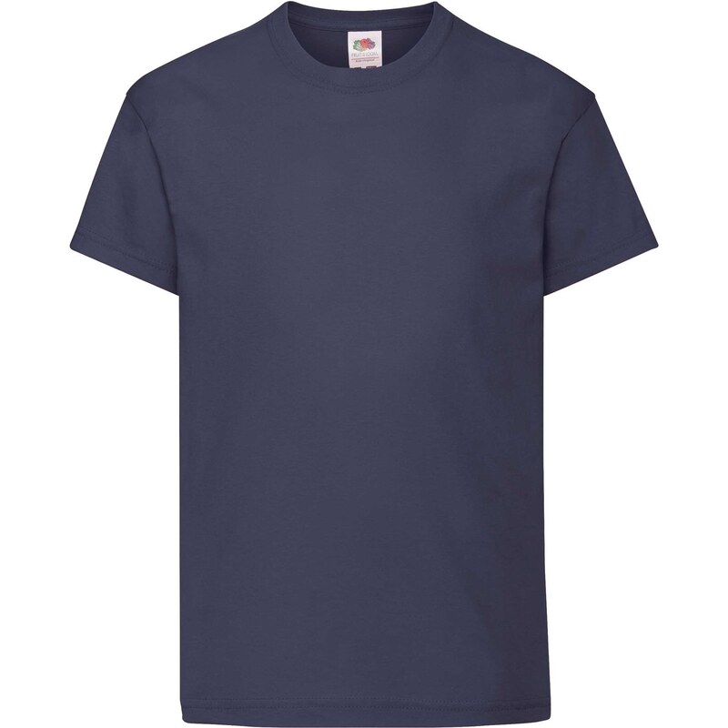 Navy T-shirt for kids Original Fruit of the Loom