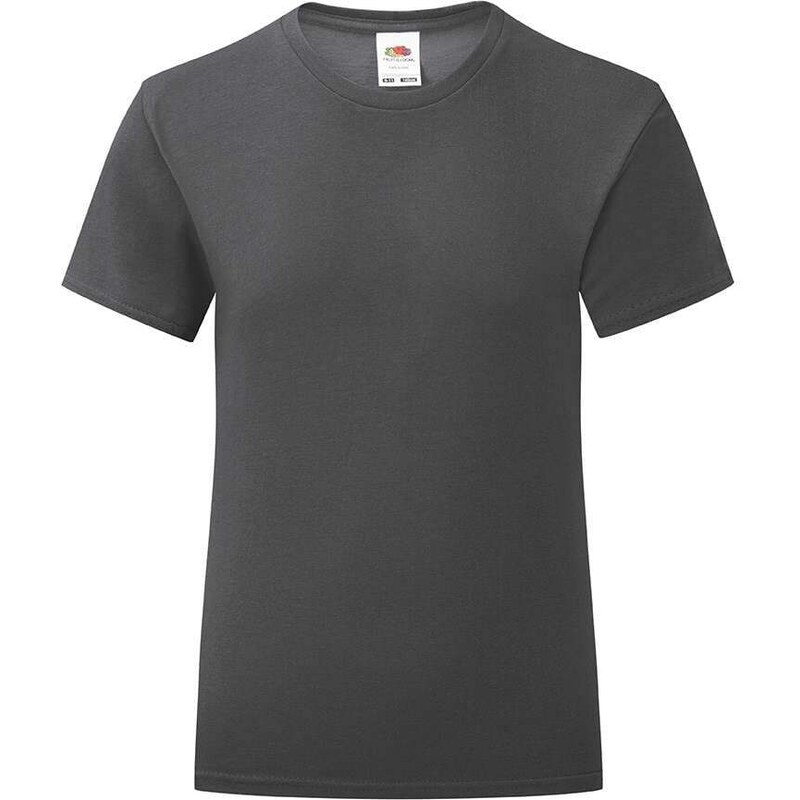 Iconic Fruit of the Loom Graphite T-shirt