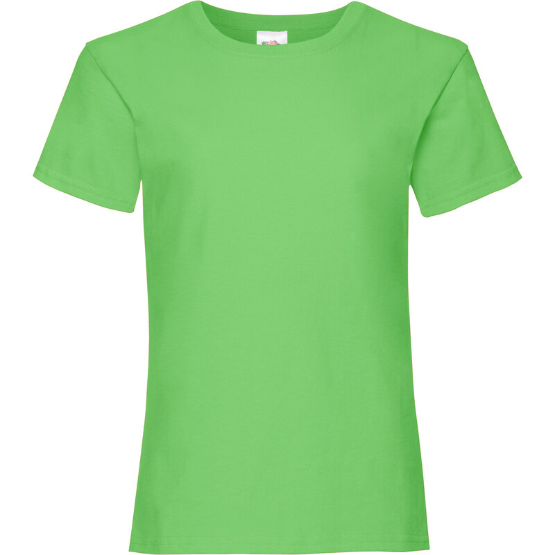 Valueweight Fruit of the Loom Girls' Green T-shirt