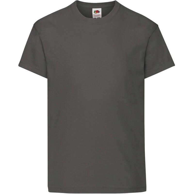 Graphite T-shirt for Children Original Fruit of the Loom