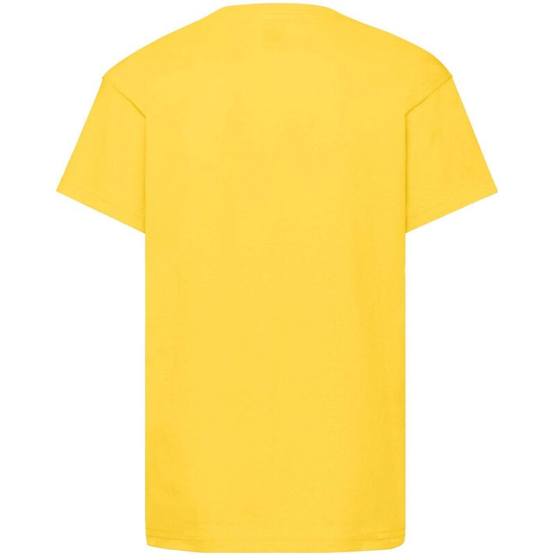 Yellow T-shirt for Children Original Fruit of the Loom