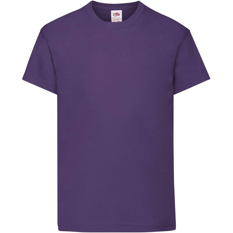 Purple Children's T-shirt Original Fruit of the Loom