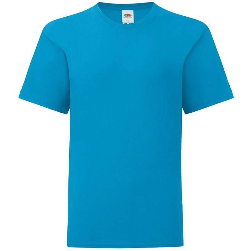 Blue children's t-shirt in combed cotton Fruit of the Loom