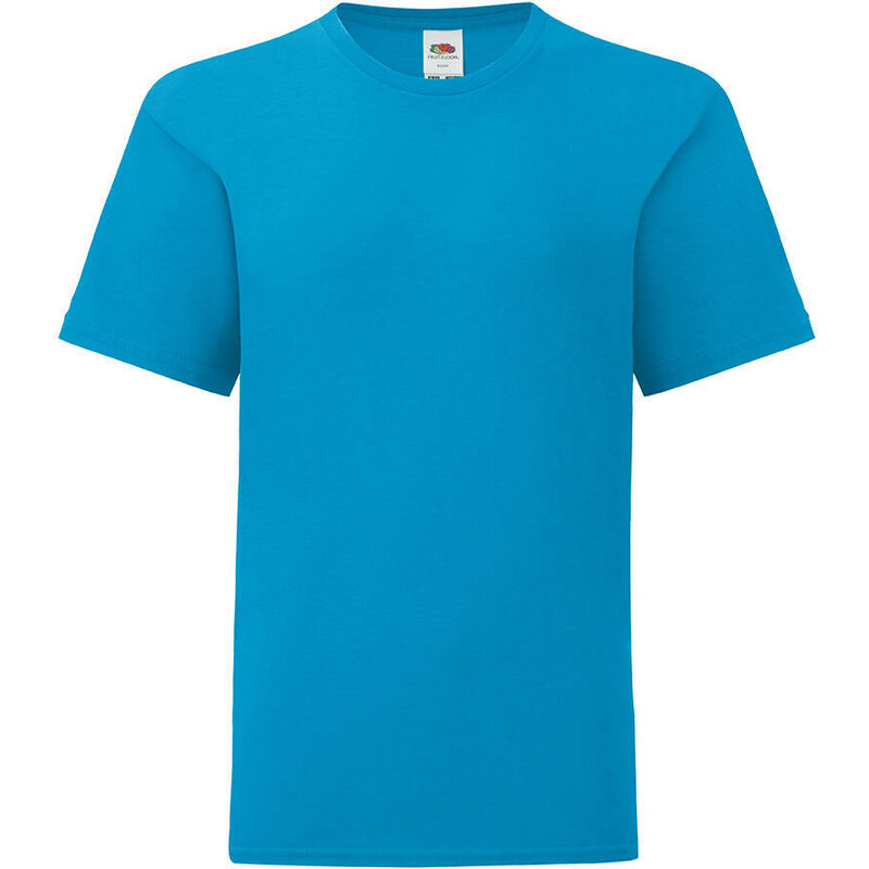 Blue children's t-shirt in combed cotton Fruit of the Loom