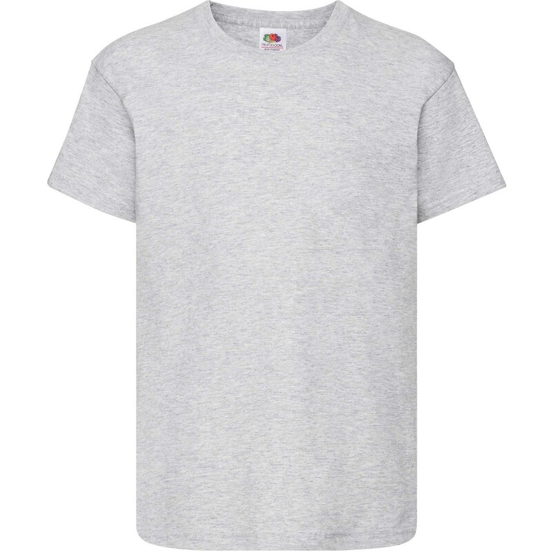 Grey T-shirt for Children Original Fruit of the Loom