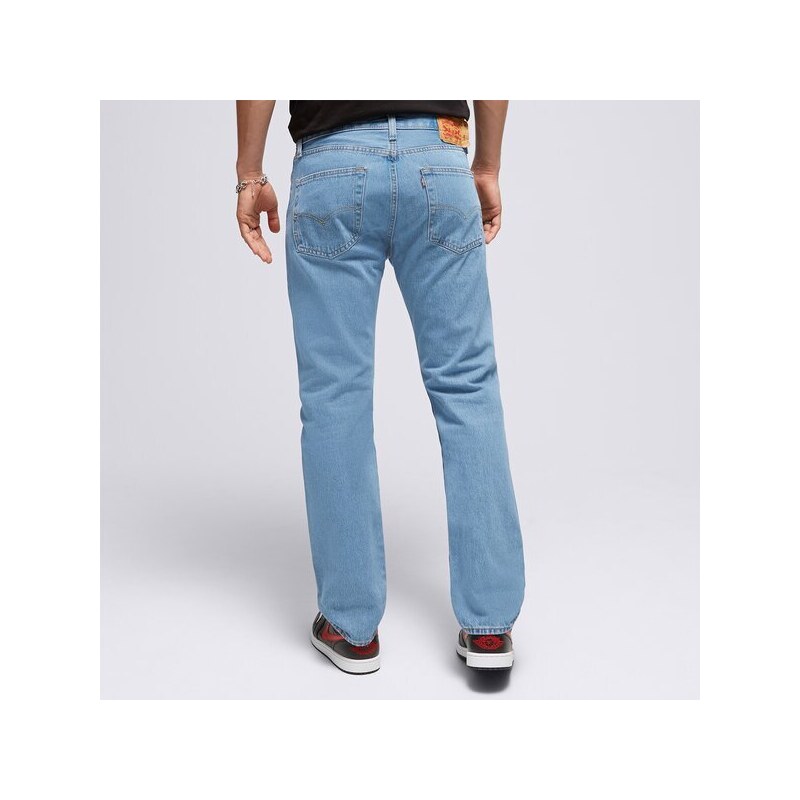 Levi's Kalhoty 501 93 Straight Light Indigo Muži Oblečení Kalhoty 79830-0274