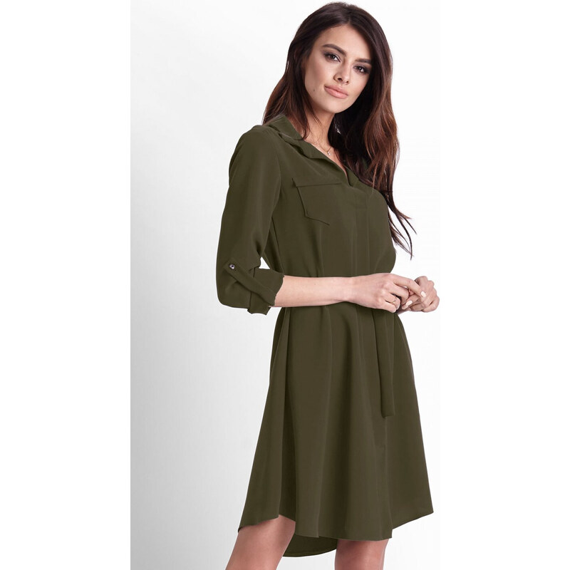Dámské šaty OCTAVIA 244 khaki - Ivon 85016803