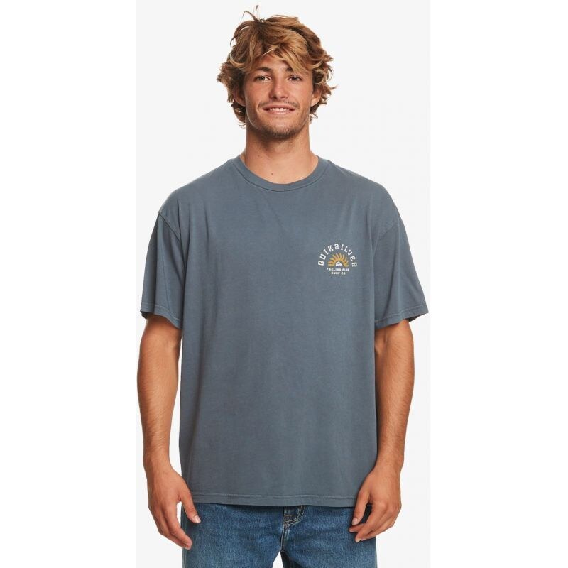 Quiksilver TRIKO QUIKSIVER QS STATE OF MIND S/S - modrá -