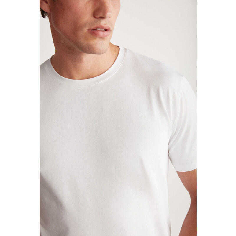 GRIMELANGE Chad Men's Slim Fit Ultra Flexible T-shirt