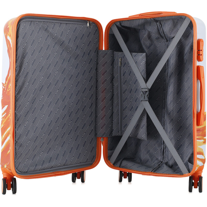 Semiline Unisex's ABS Suitcase Set T5655-0