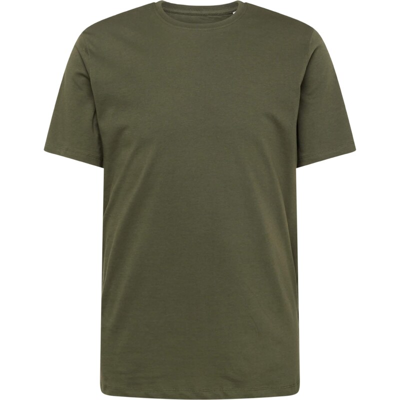KnowledgeCotton Apparel Tričko tmavě zelená
