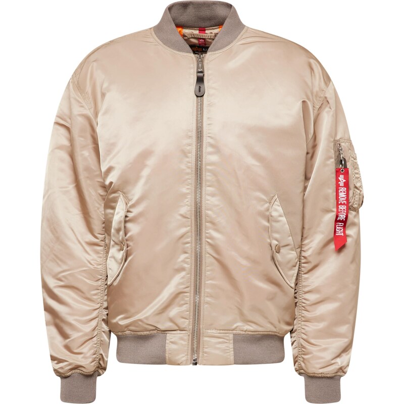 ALPHA INDUSTRIES Přechodná bunda MA-1 CS champagne / tmavě