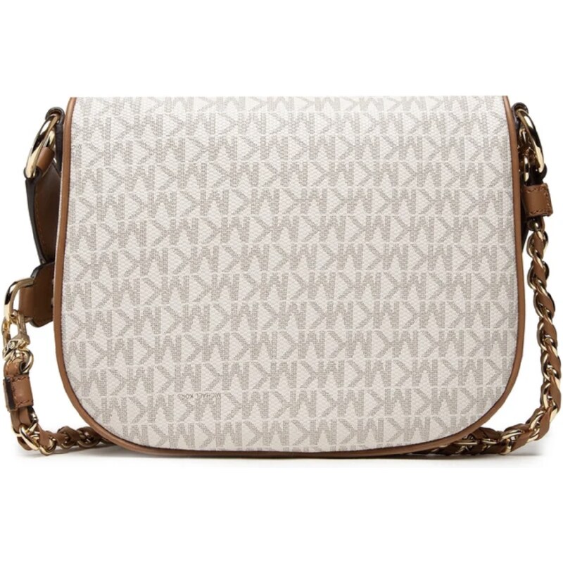 Michael Kors kabelka ledvinka Slater logo vanilla