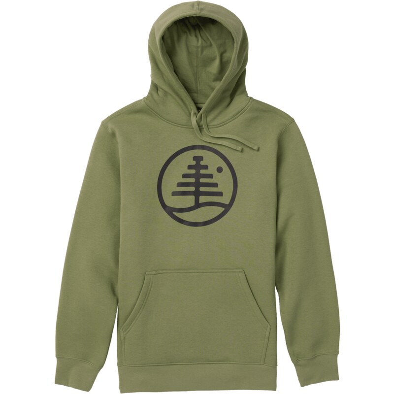 Mikina Burton Family Tree Pullover Hoodie Forest Moss