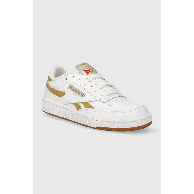 Kožené sneakers boty Reebok Club C Revenge bílá barva