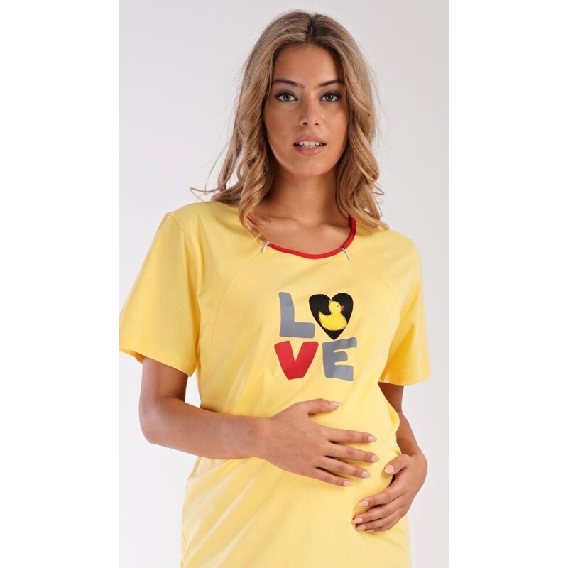 Noční košile dámská mateřská Vienetta Secret KAČENKA 04795VS