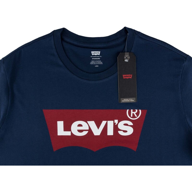 Levi's Modré tričko Levi´s s velkým logem