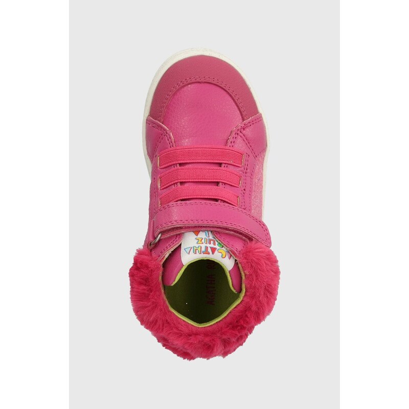 Dětské sneakers boty Agatha Ruiz de la Prada růžová barva