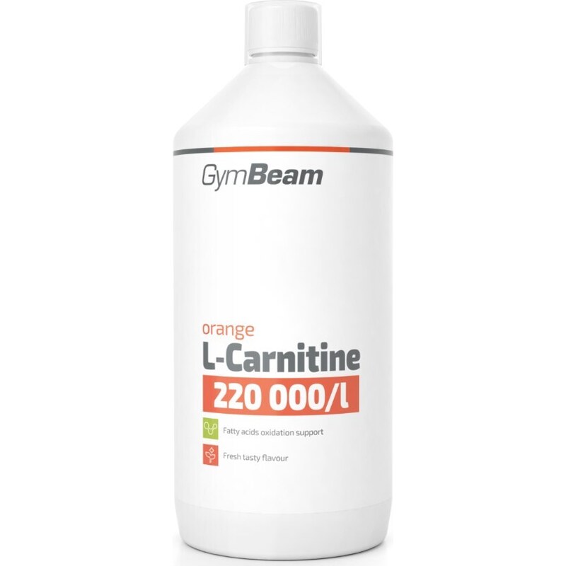 Iontové nápoje L-Karnitin GymBeam - 1000 ml orange lcarni-orange