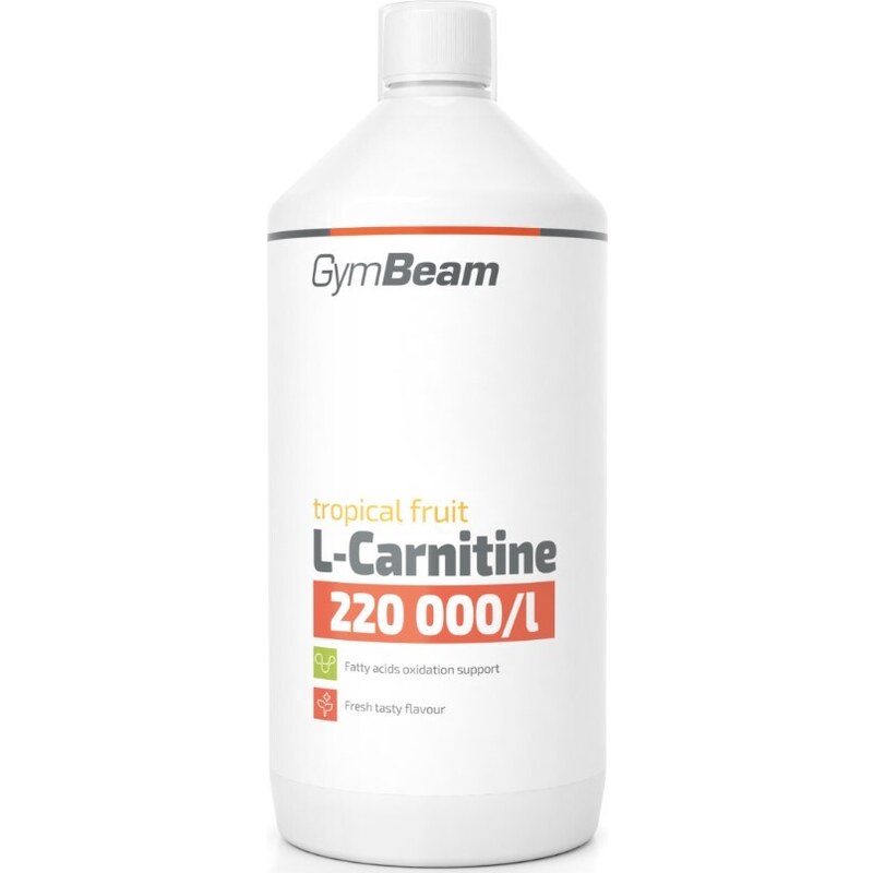 Iontové nápoje L-Karnitin GymBeam 1000 ml - tropical fruit lcarni-tropical