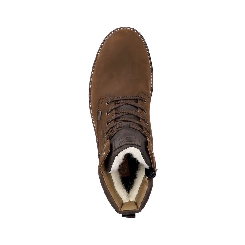 Pánská kotníková obuv s Rieker tex membránou Rieker F3606-22 hnědá