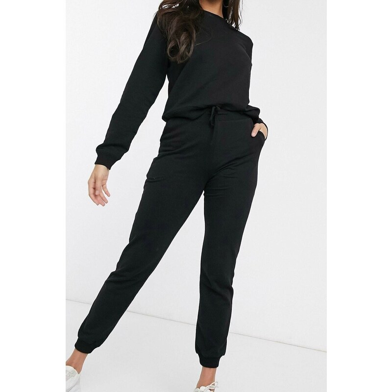 Know Women's Black Cotton Pajamas Set