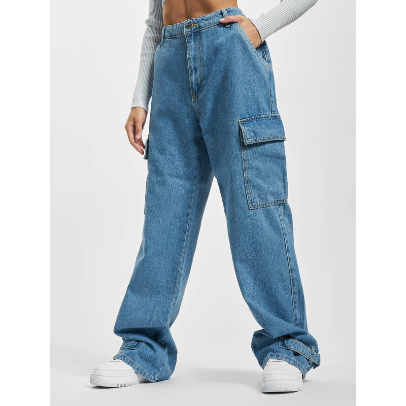 DEF Cargo Pants Denim světle modrý denim