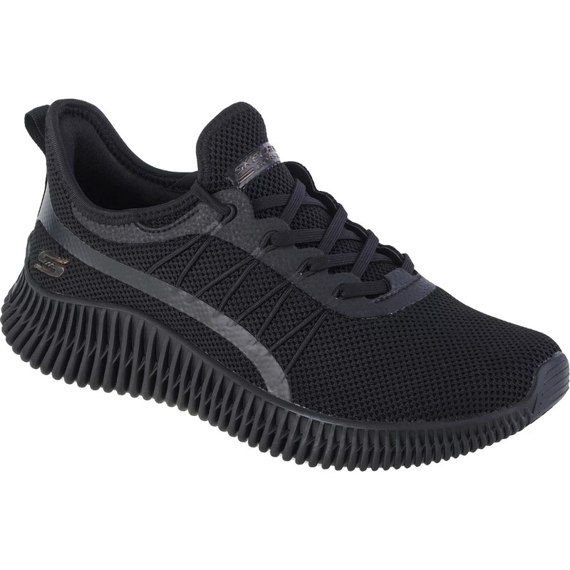 ČERNÉ DÁMSKÉ TENISKY SKECHERS BOBS GEO-NEW AESTHETICS Černá