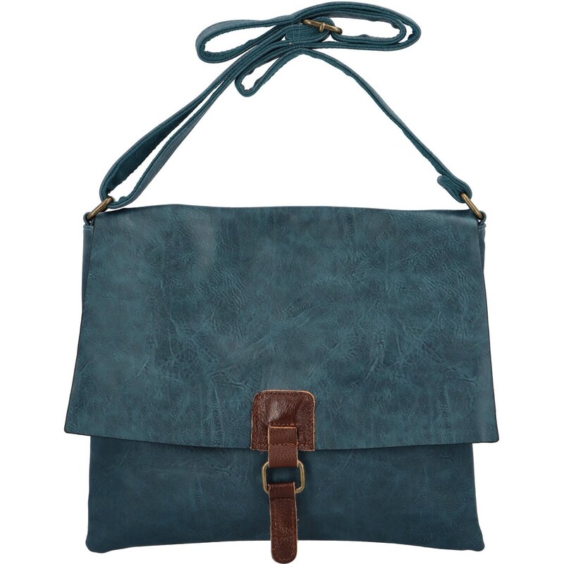 Dámská koženková crossbody modrá - Paolo Bags Ludmila modrá 82254389