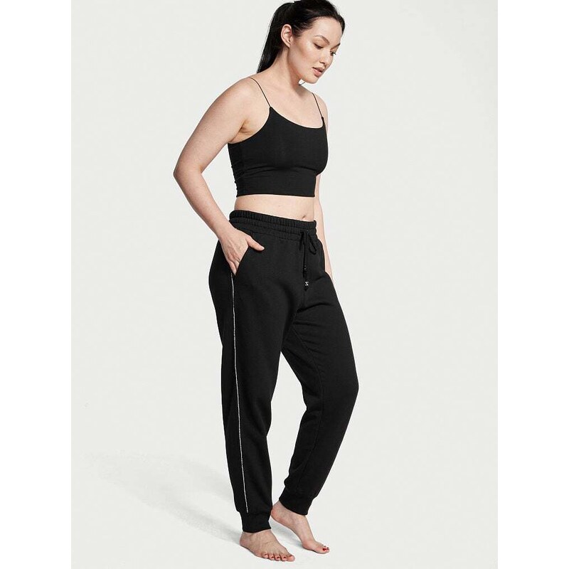 Victoria's Secret tepláky Cotton Fleece Hight Rise Jogger