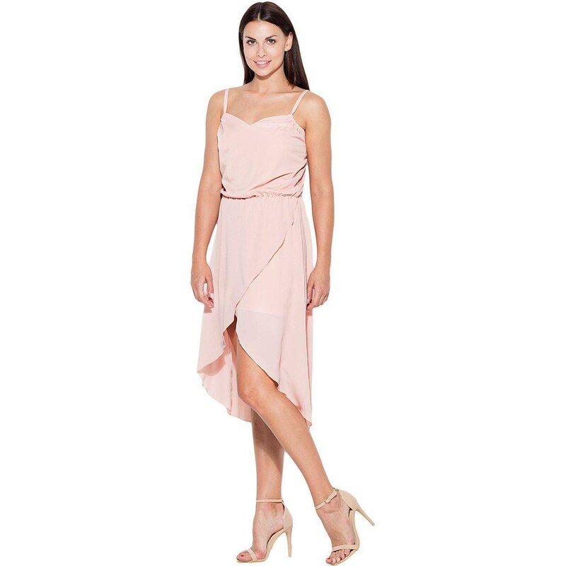 Dress on thin straps Katrus pink