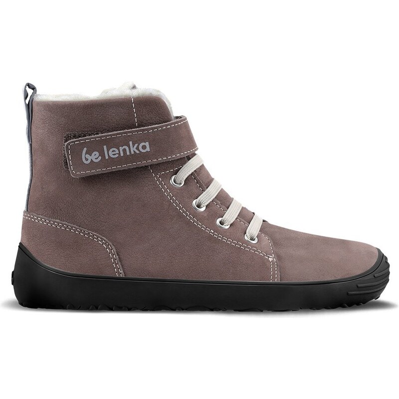 Dětské zimní barefoot boty Be Lenka Winter Kids - Chocolate