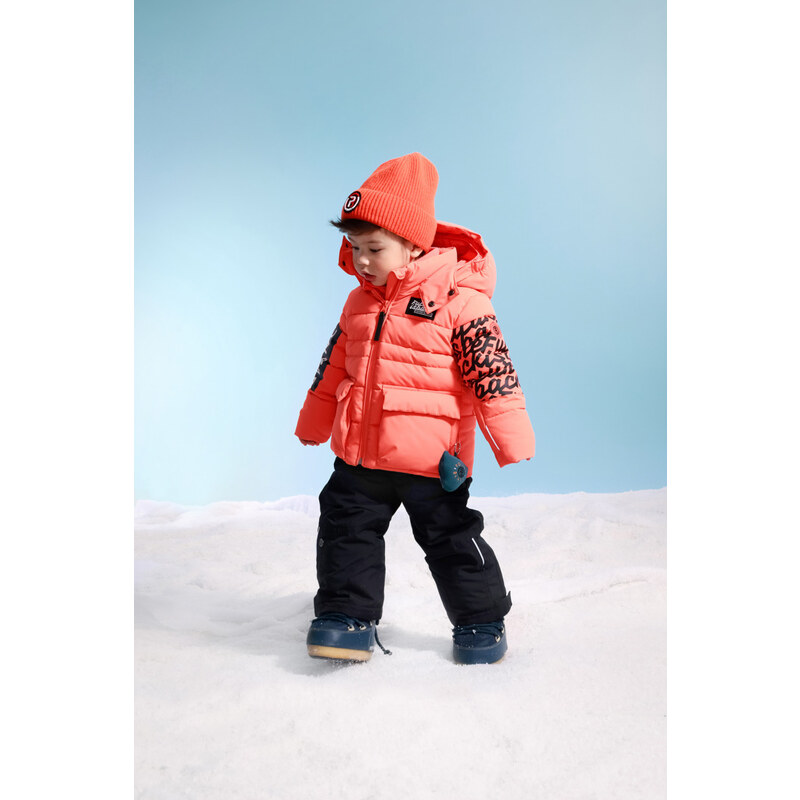 POIVRE BLANC W23-0903-BBBY/A SYNTHETIC DOWN SKI JACKET MANDARIN ORANGE