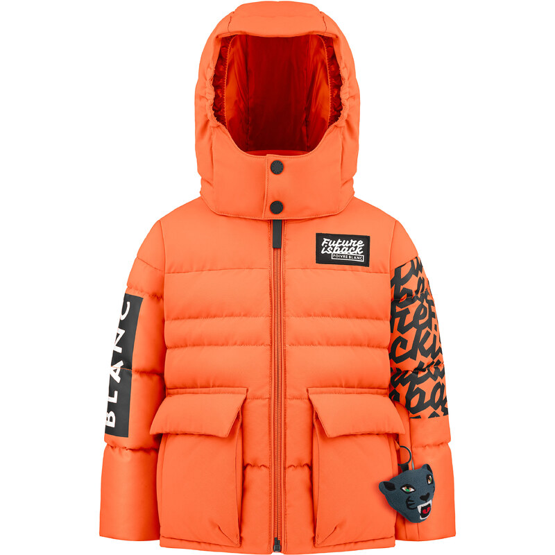 POIVRE BLANC W23-0903-BBBY/A SYNTHETIC DOWN SKI JACKET MANDARIN ORANGE