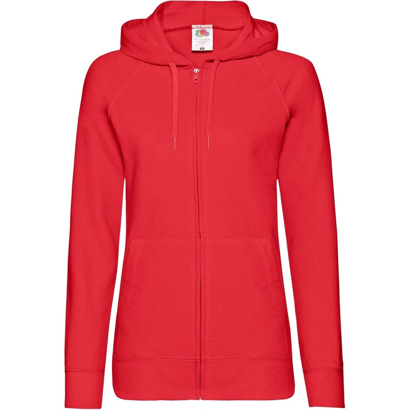 Red hoodie Lady fit Fruit Of The Loom