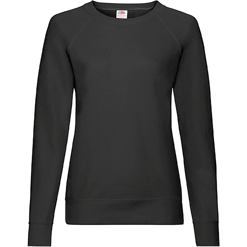 Black classic light sweatshirt Fruit of the Loom