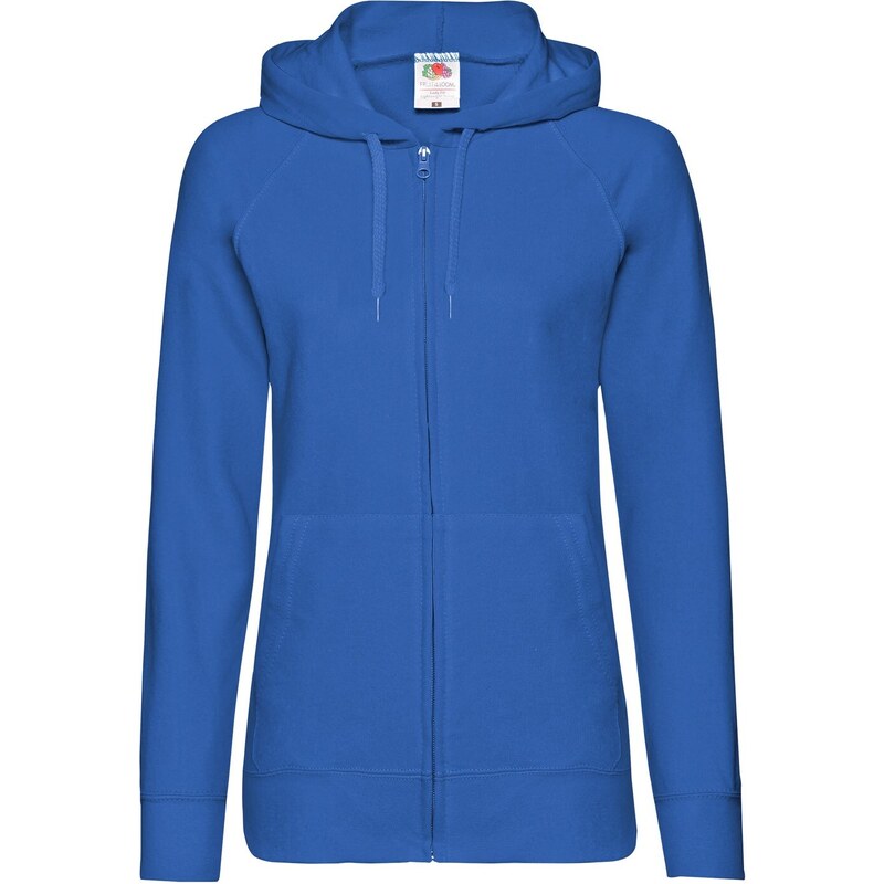 Blue Lady fit Fruit Of The Loom hoodie