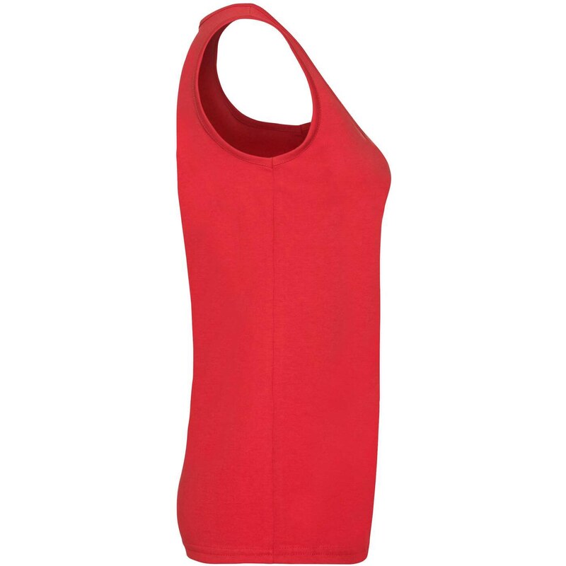 Valueweight Vest Fruit of the Loom Women's Red T-shirt